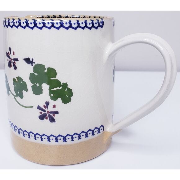 VINTAGE NICHOLAS MOSSE POTTERY Rustic Farmhouse JUG/CREAMER MADE IN IRELAND - Picture 3 of 12